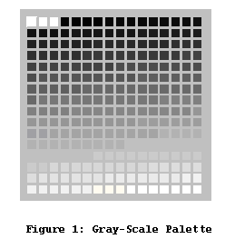 [Figure 1: Gray-Scale Palette (7k)] 
